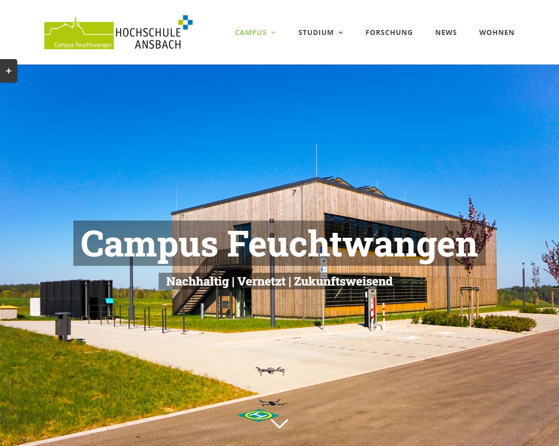 Homepage des Campus Feuchtwangen