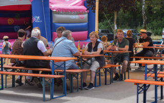 Biergarten für die großen